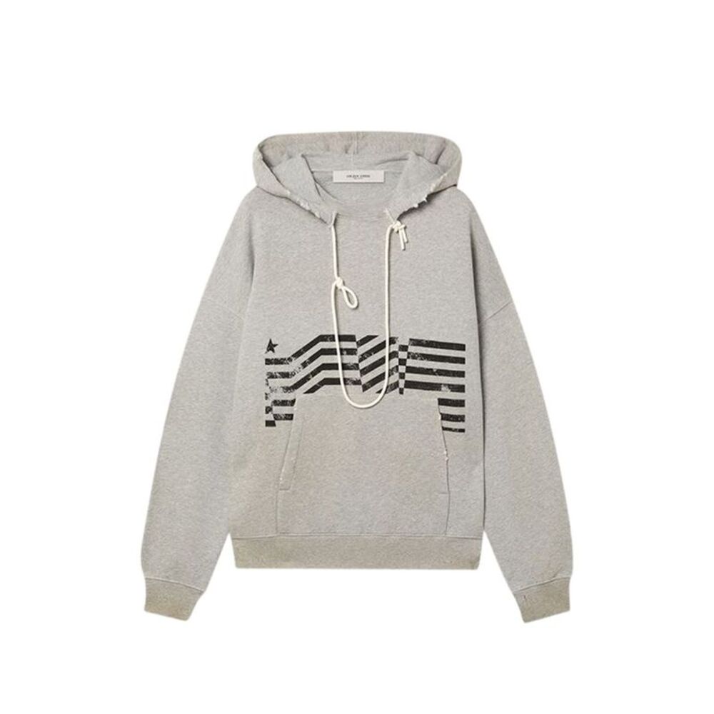 Golden Goose Men Printed Cotton Hoodie
